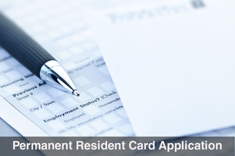 Permanent Resident Card Application