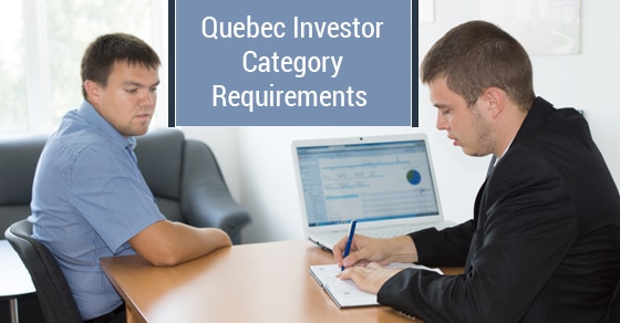 Quebec Investor Category Requirements