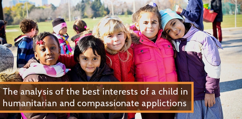 The analysis of the best interests of a child in humanitarian and compassionate applications