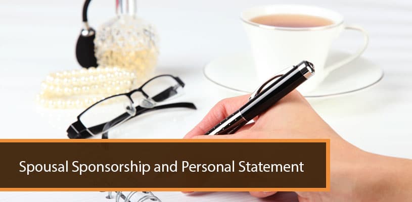 Spousal Sponsorship and Personal Statement