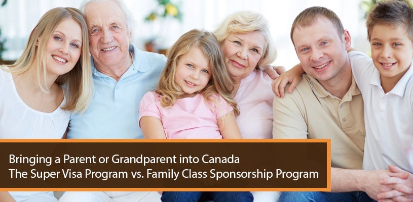 Bringing Parent or Grandparent into Canada