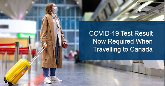 travel to canada do i need a covid test