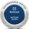 Matthew Jeffery Noticed Badge